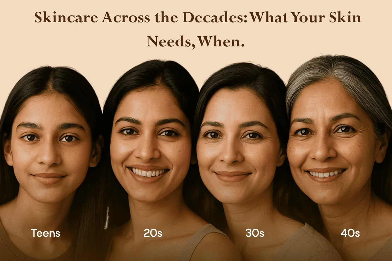 Skincare Across the Decades: What Your Skin Needs, When