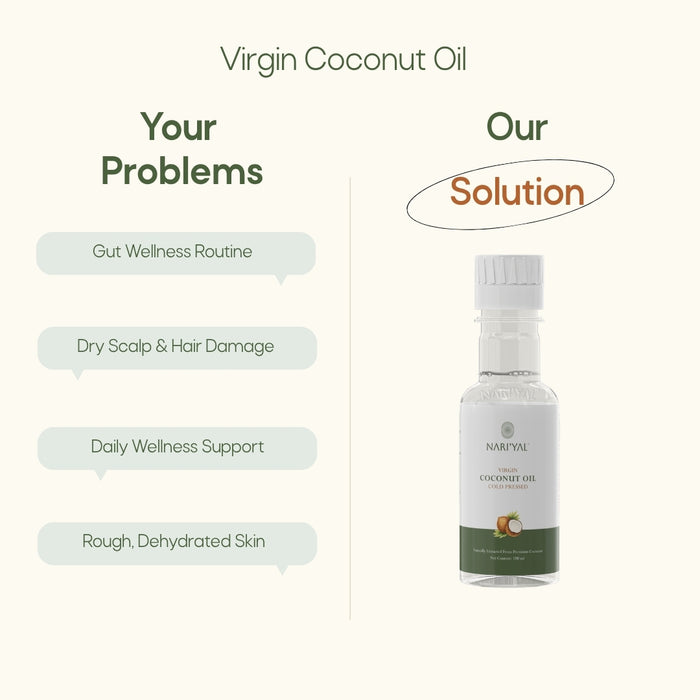 Virgin Coconut Oil Cold Pressed + Lip Balm Combo