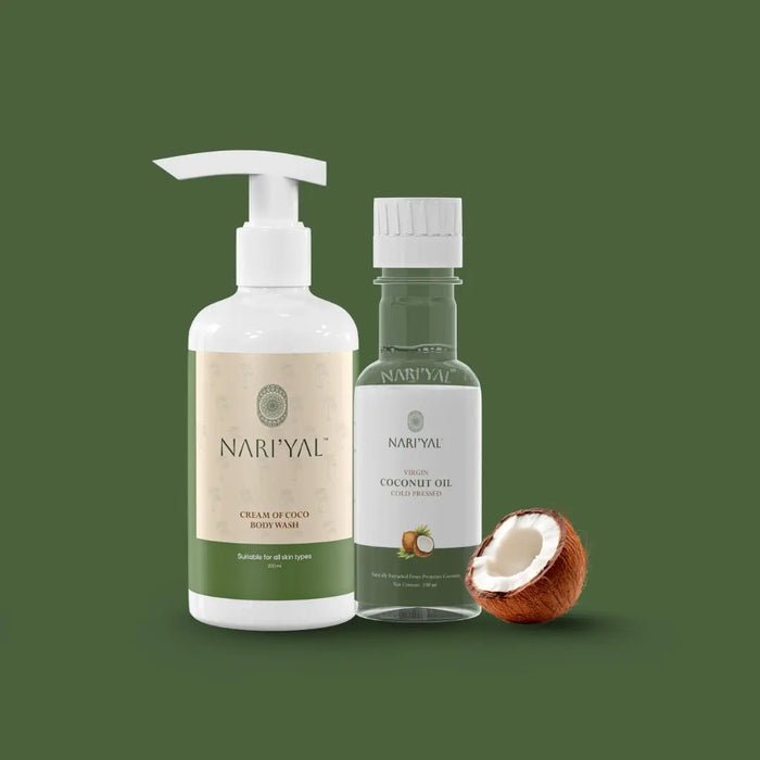 Body Wash + Virgin Coconut Oil Cold Pressed Combo