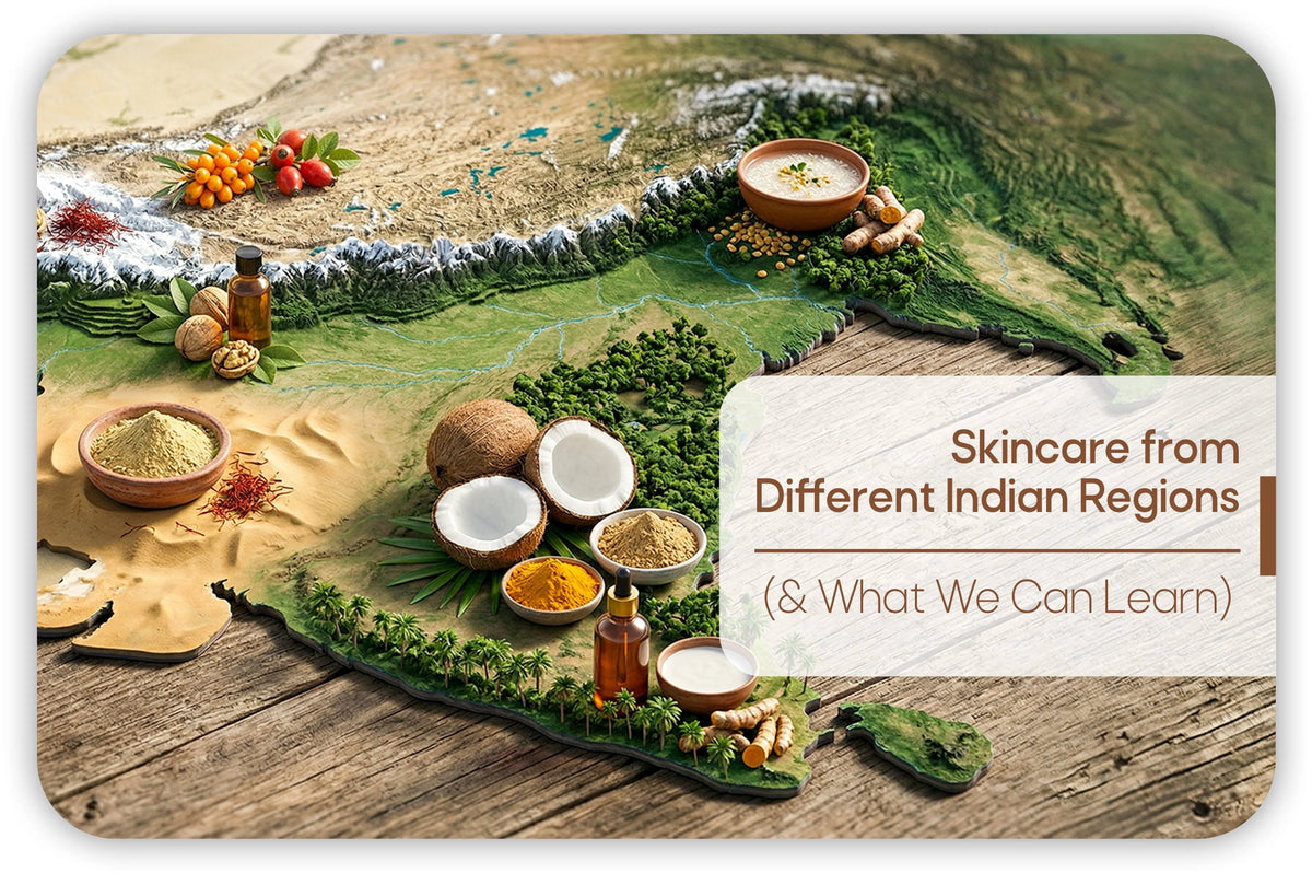 Skincare from Different Indian Regions (& What We Can Learn)