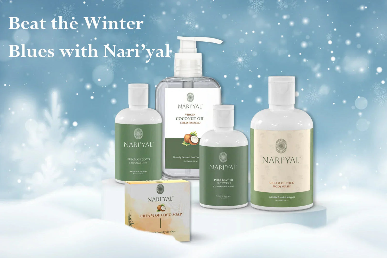 Beat Winter Blues with Nariyals Coconut-Based Skincare Products