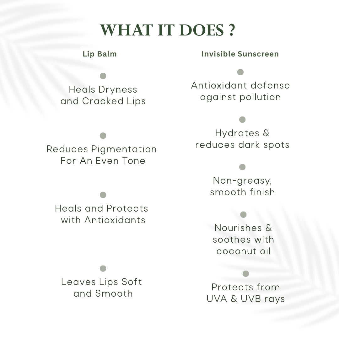 Lip Balm + Sunscreen Combo