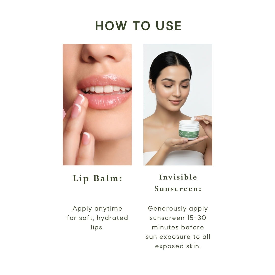 Lip Balm + Sunscreen Combo