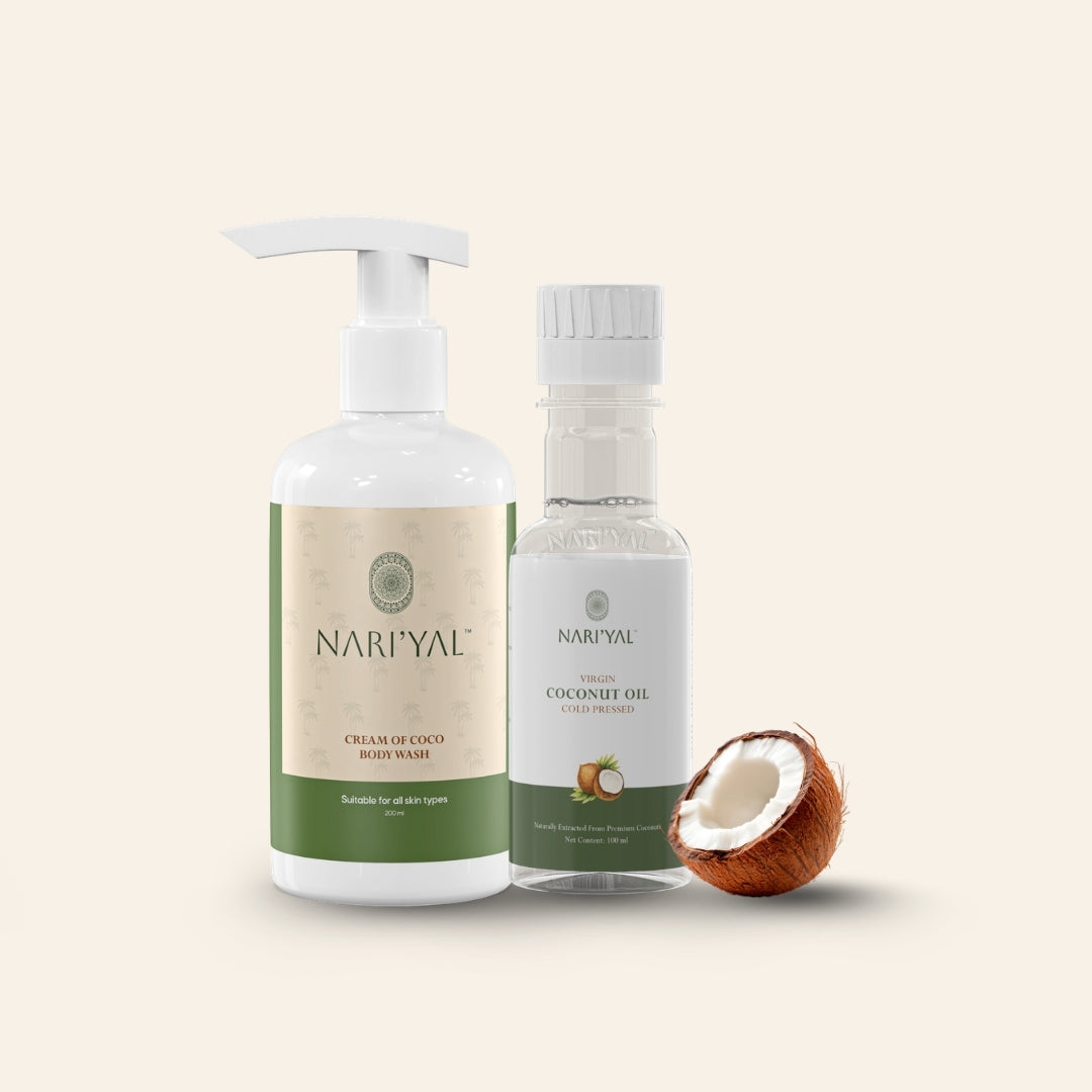 Body Wash + Virgin Coconut Oil Cold Pressed Combo