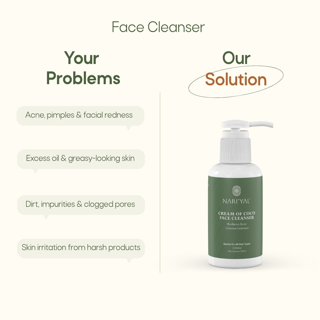 Cream of Coco Face Cleanser + Cream Of Coco Invisible Sunscreen + Cream of Coco Lip balm