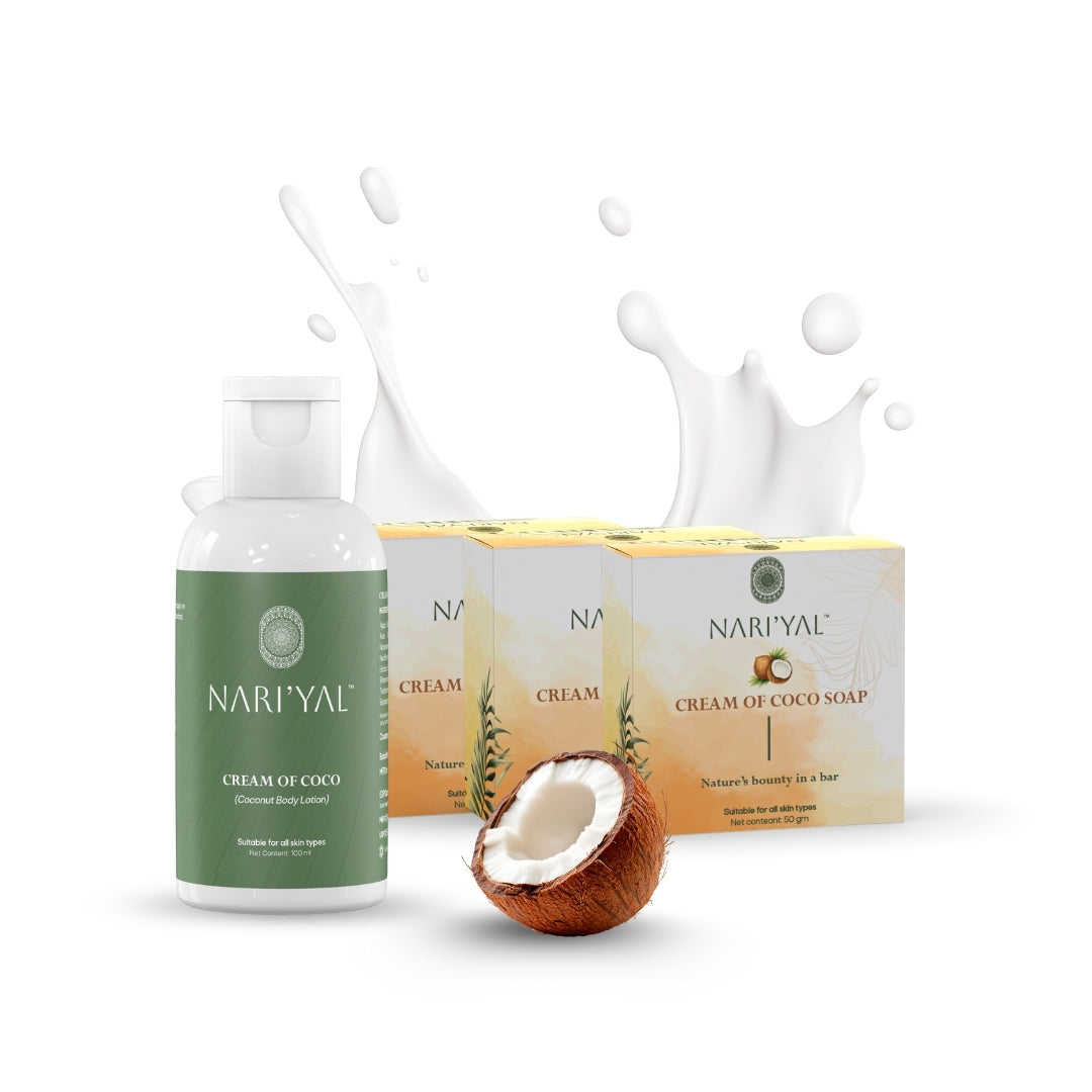 Body Lotion + 3 Soaps Combo