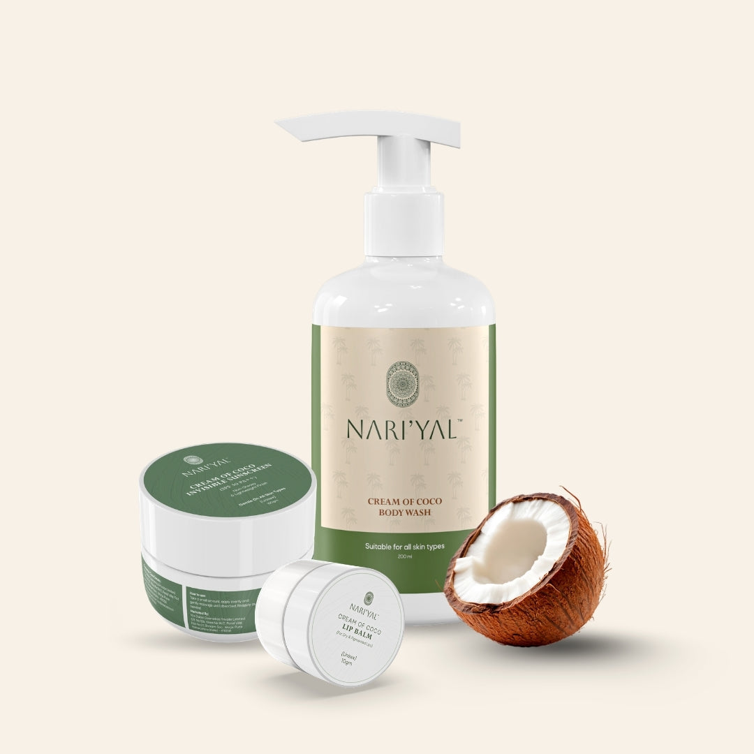 Body Wash + Sunscreen + Lip Balm Combo