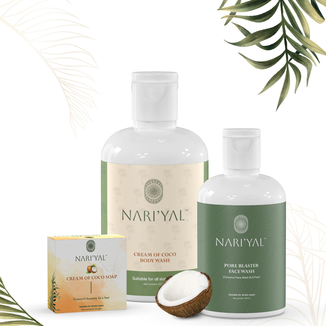 BUNDLE OF WHOLESOMENESS (Face wash, Soap, Body Wash