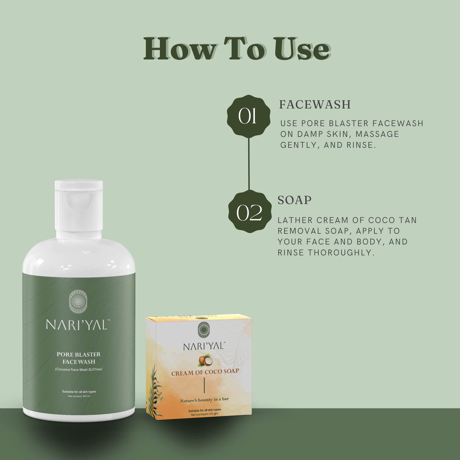 BUNDLE OF WHOLESOMENESS (Face wash, Soap)