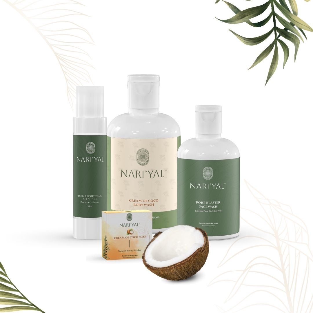 BUNDLE OF WHOLESOMENESS: (Body Oil Serum, Face Wash, Body Wash, Soap)