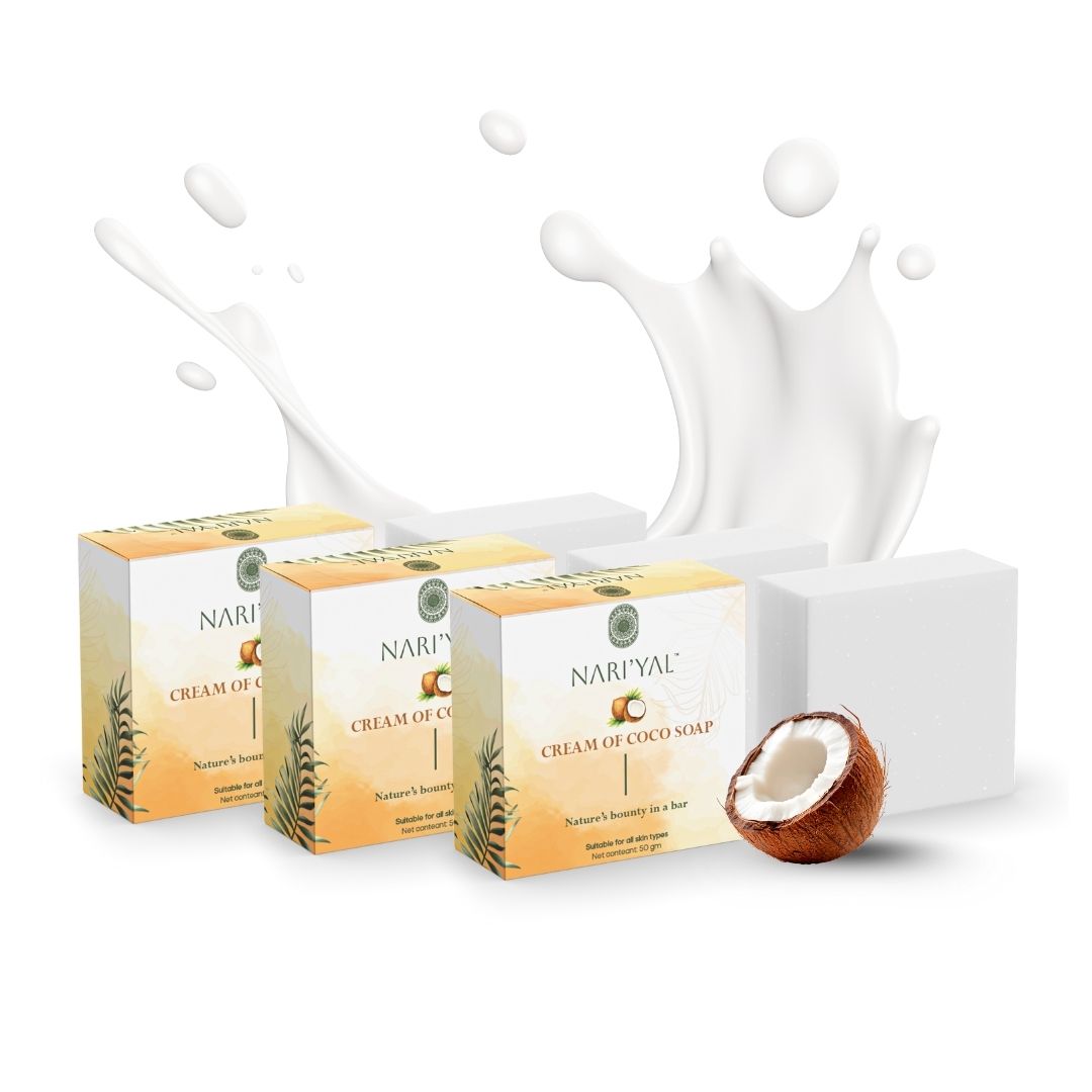 Cream of Coco Soap Pack of 3