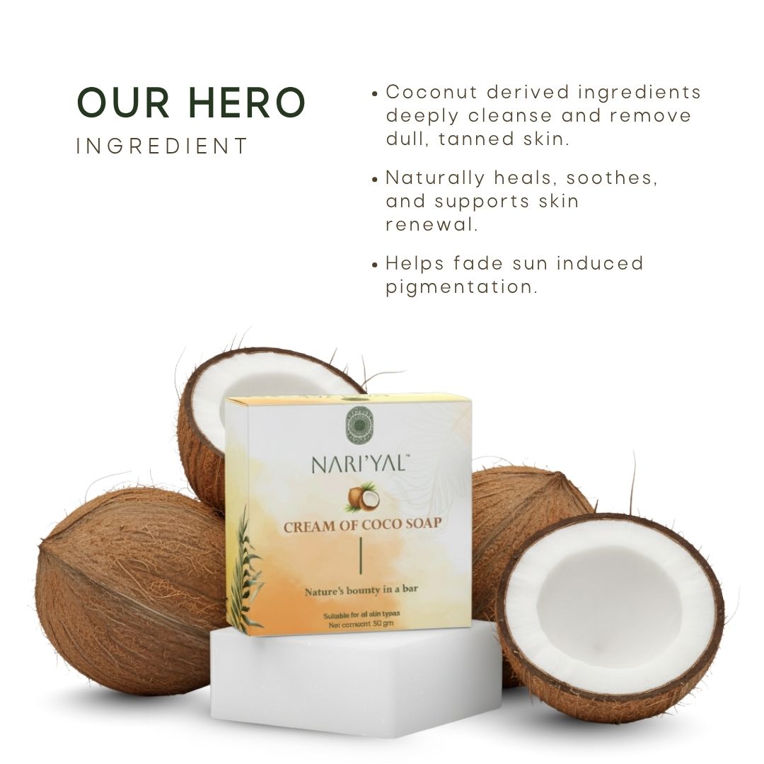 Cream of Coco Soap Pack of 3