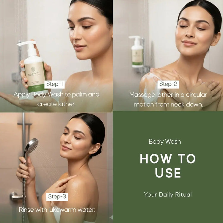 Body Wash + 3 Soaps Combo
