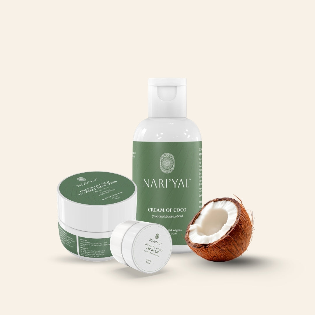 Sunscreen + Body Lotion + Lip Balm Combo