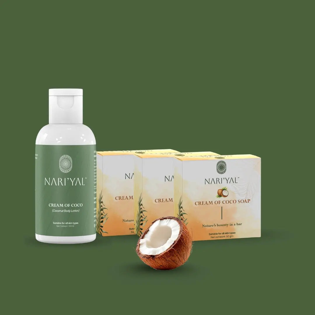 Body Lotion + 3 Soaps Combo