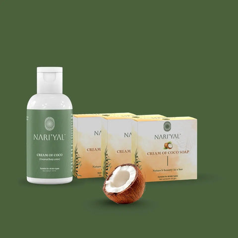 Body Lotion + 3 Soaps Combo
