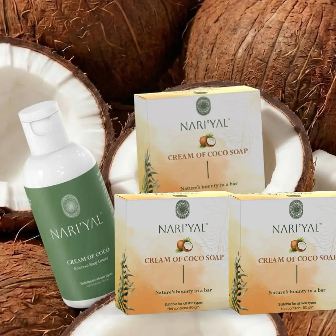 Body Lotion + 3 Soaps Combo