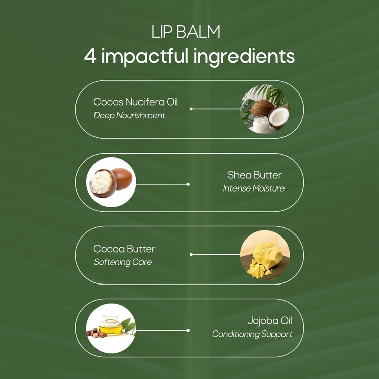 Virgin Coconut Oil Cold Pressed + Lip Balm Combo