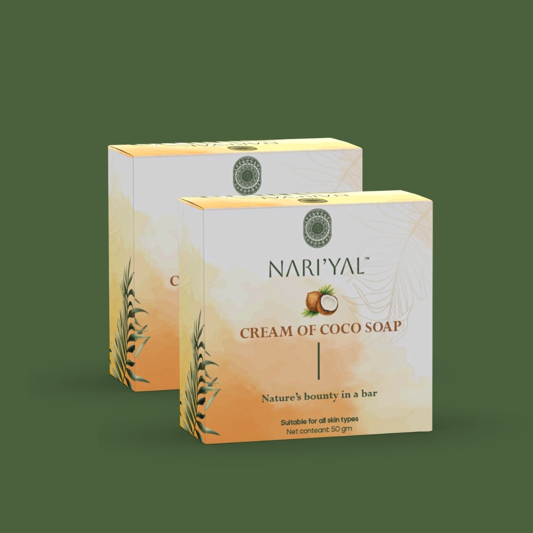 Cream of Coco Soap Pack of 2