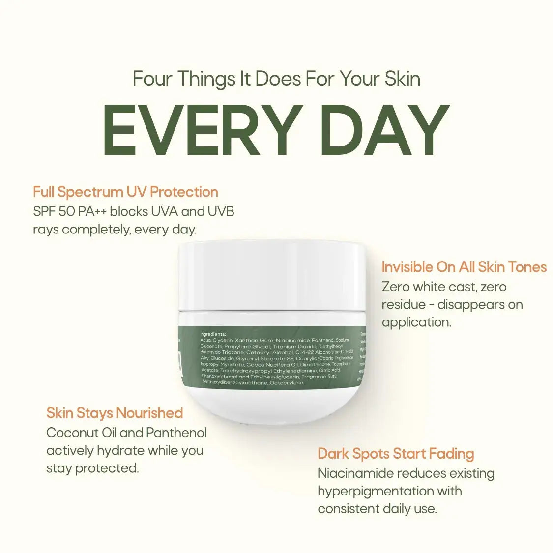 Cream Of Coco Invisible Sunscreen