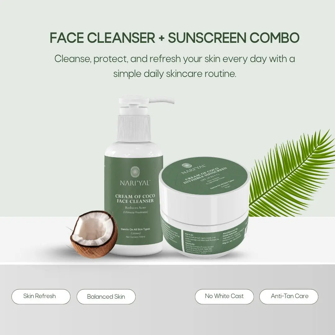 Face Cleanser + Sunscreen Combo