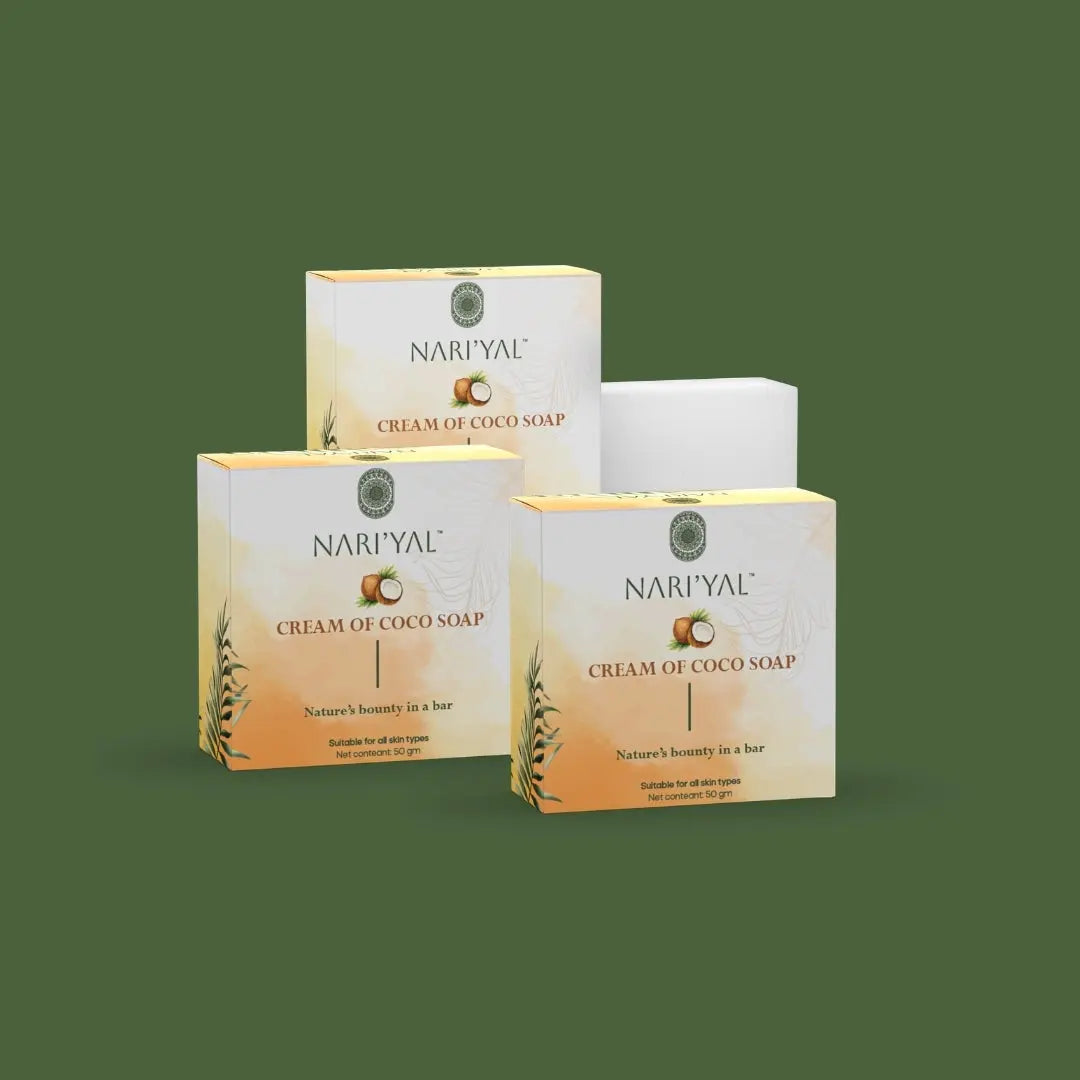 Cream of Coco Soap Pack of 3