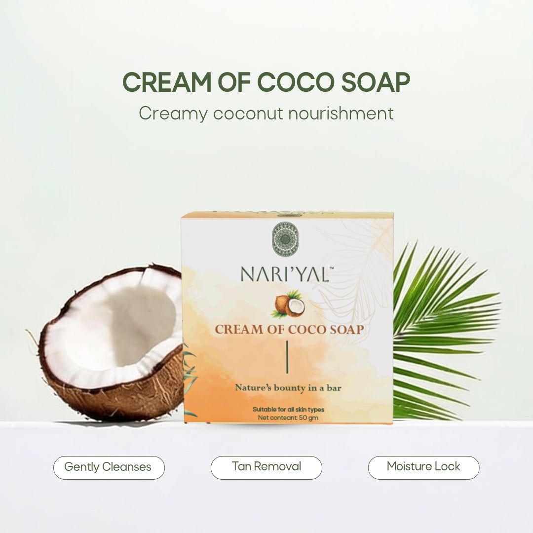 Cream of Coco Soap Pack of 2