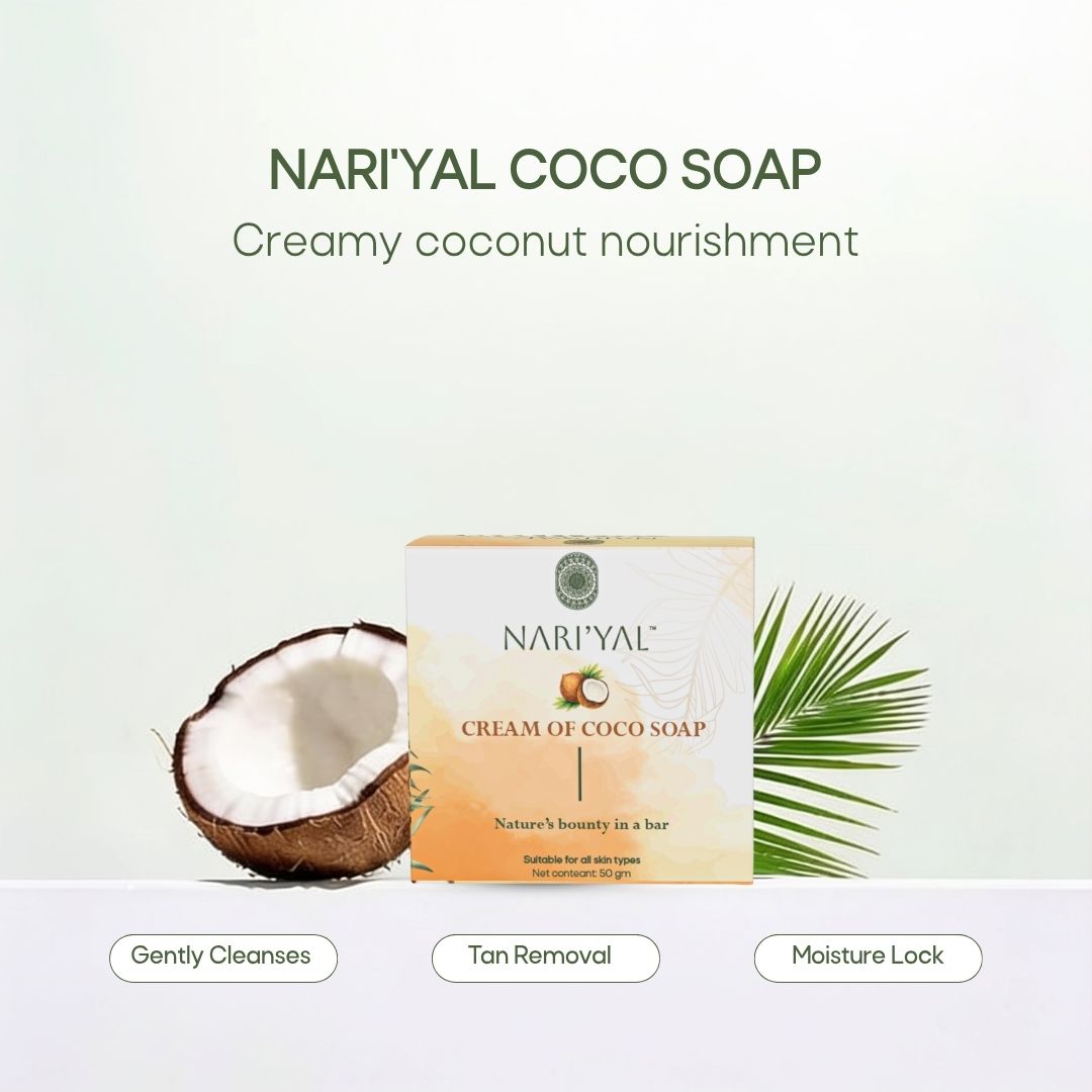 Cream of Coco Soap Pack of 3
