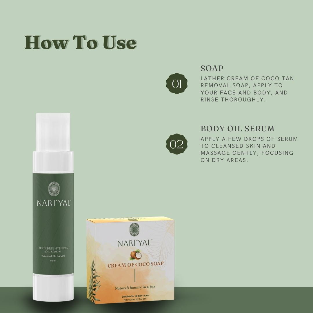 BUNDLE OF WHOLESOMENESS: (Body Oil Serum, Soap)