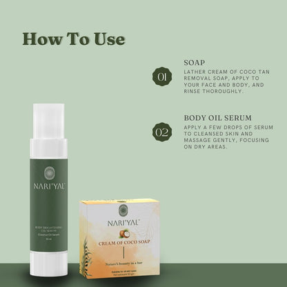 BUNDLE OF WHOLESOMENESS: (Body Oil Serum, Soap)