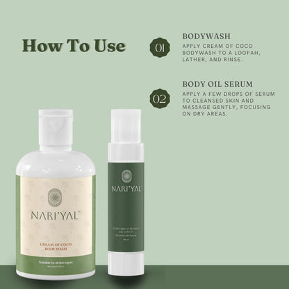 BUNDLE OF WHOLESOMENESS: (Body Oil Serum, Body Wash)