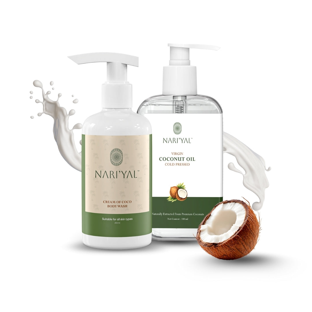 Body Wash + Virgin Coconut Oil Cold Pressed Combo