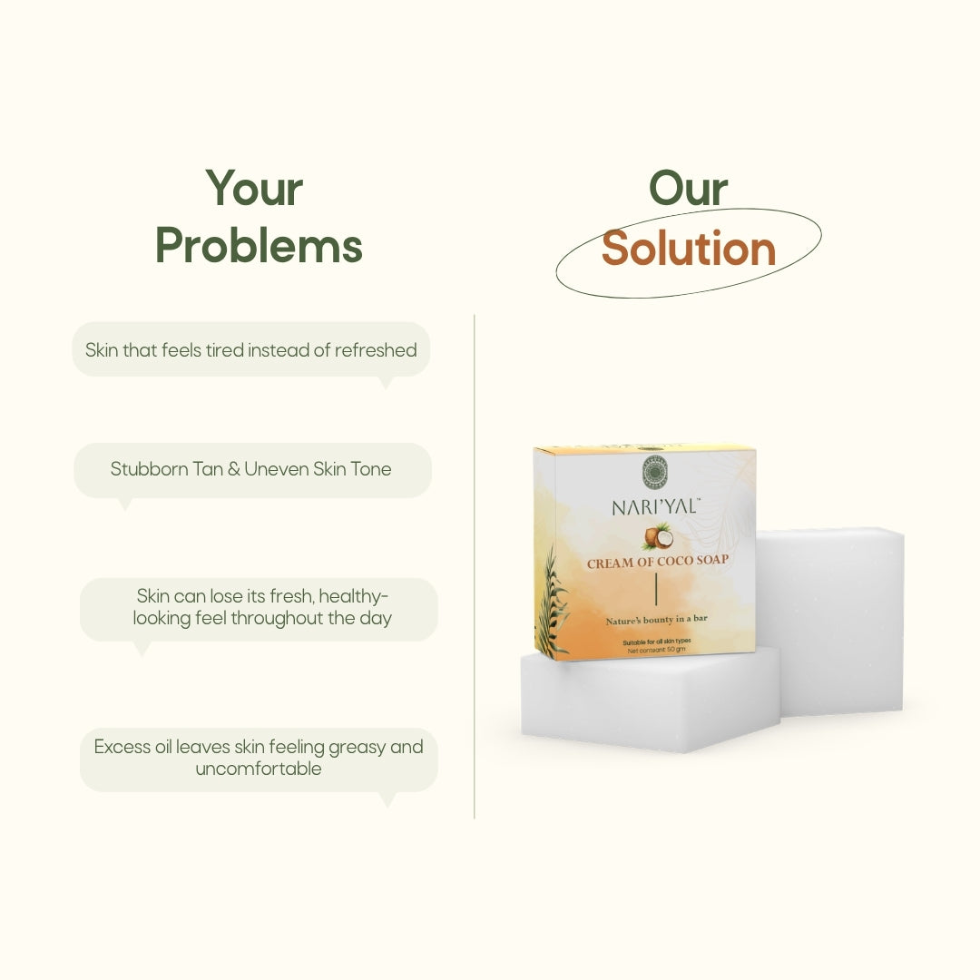 Cream of Coco Soap Pack of 2