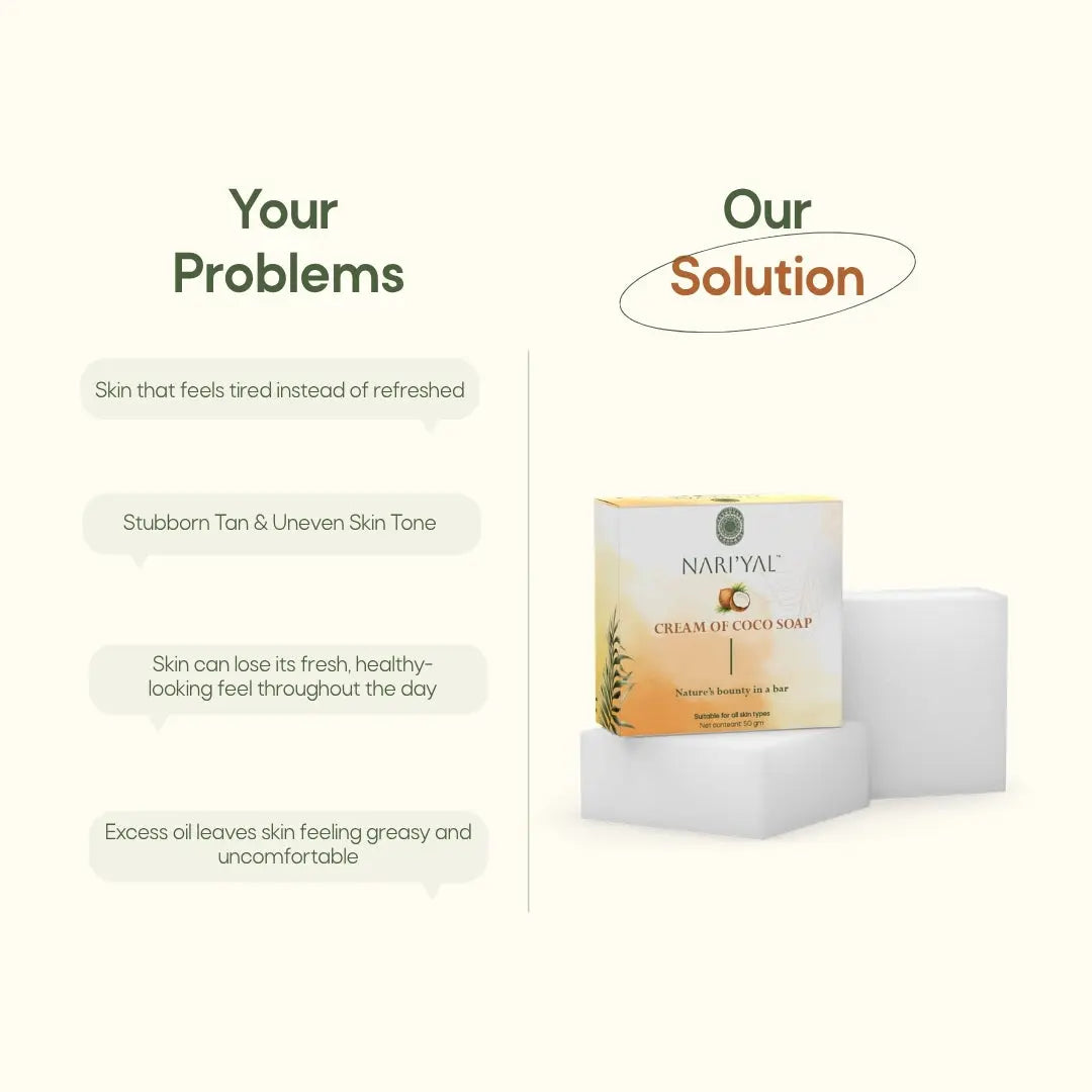 Cream of Coco Soap Pack of 3