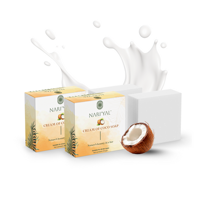 Cream of Coco Soap Pack of 2