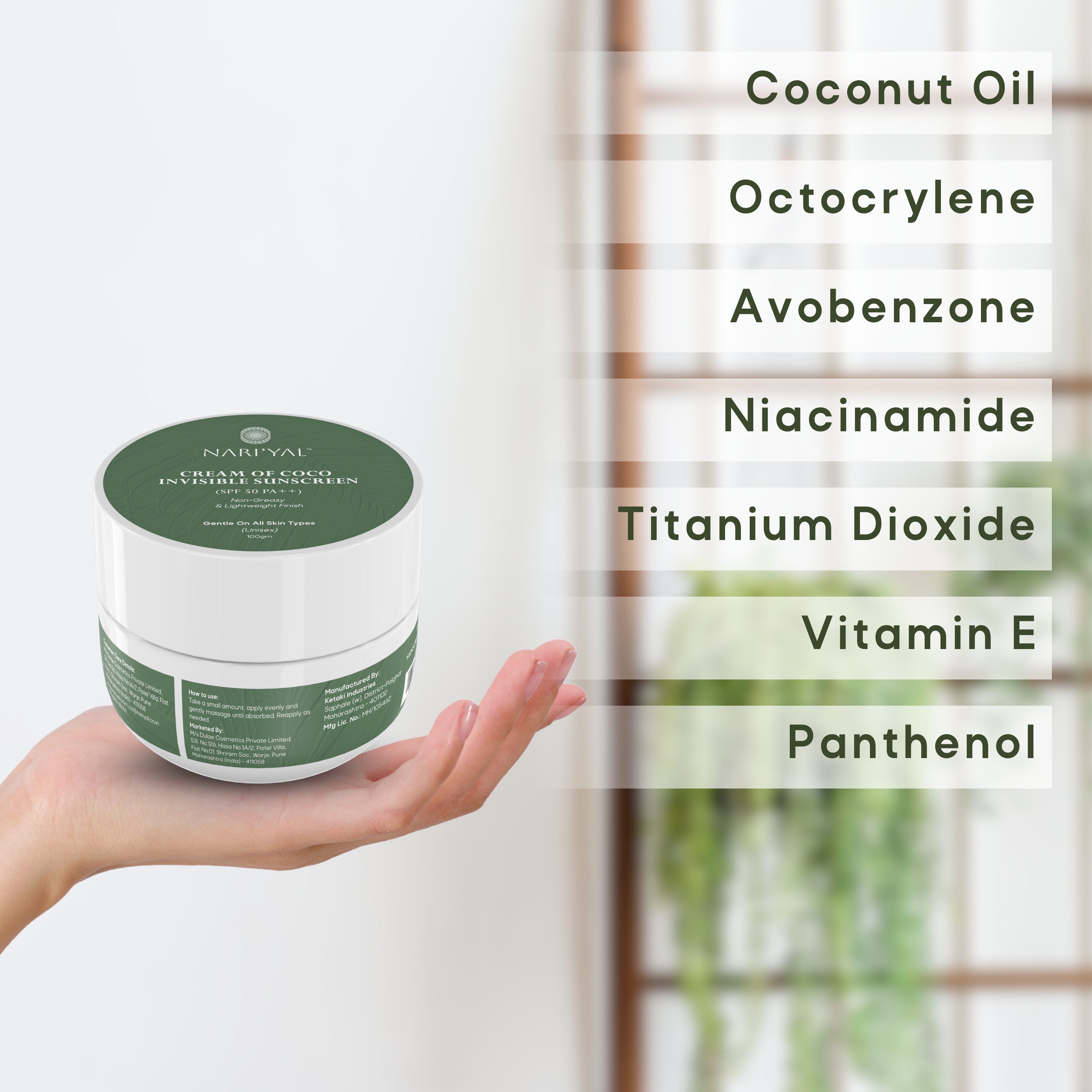 Cream of Coco Invisible Sunscreen